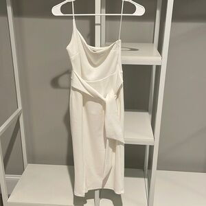 Beautiful White One Shoulder Dress